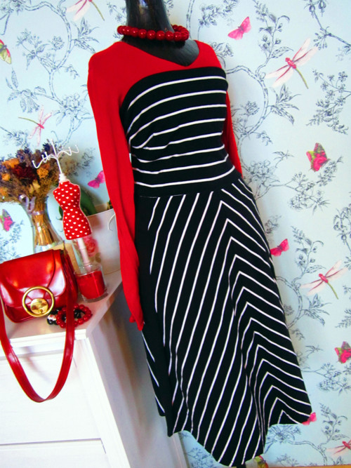 Šaty&sukně black&white stripes — foto 2