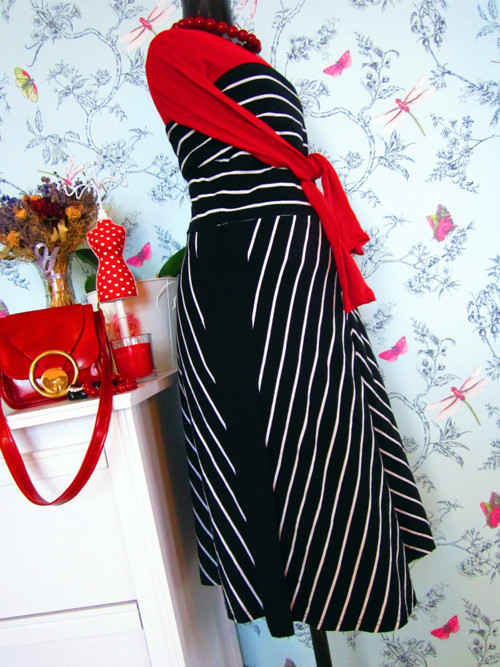 Šaty&sukně black&white stripes — foto 3