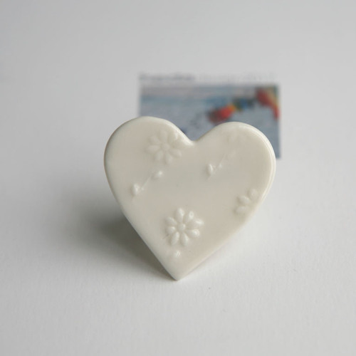 Ze srdce... (porcelán. brož) — foto 2