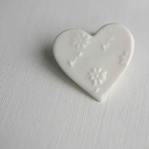 Ze srdce... (porcelán. brož) — foto 3