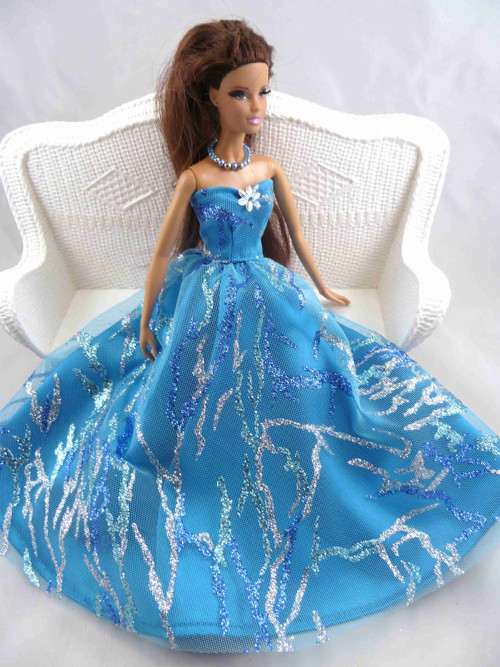 Plesové modré s tylem 3 — foto 3