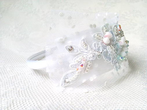White Arabella headband — foto 3