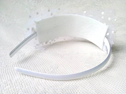 White Arabella headband — foto 4