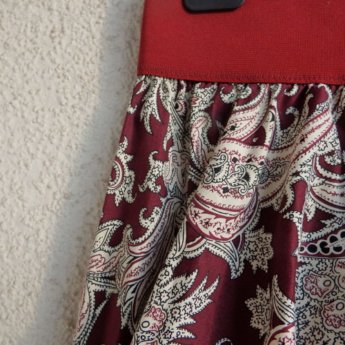 Opravdická kolová, bordó — foto 5
