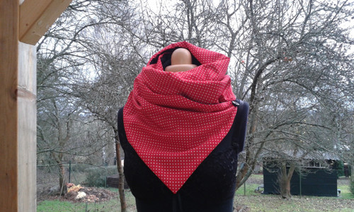 Nákrčník fleece x bavlna - — foto 3