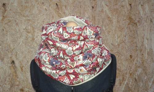 Nákrčník fleece x bavlna - — foto 3