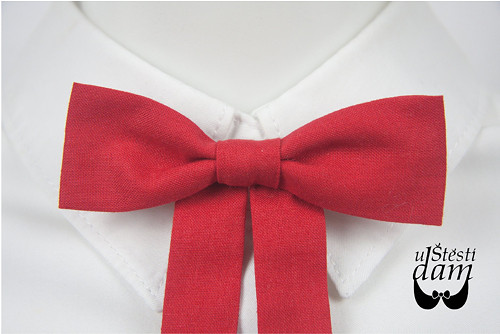 Dlouhá mašle Red — foto 4
