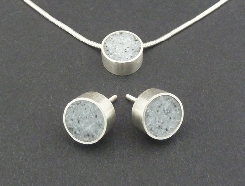 Stříbro a kámen - set (gray) — foto 3