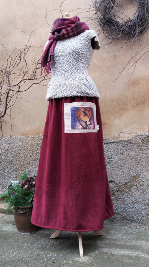 Flísová Sukně S Rybí Kapsou — foto 4