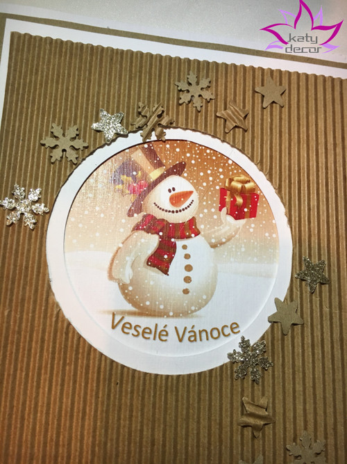 Vánoční přání - sněhulák — foto 2