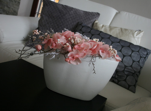 Velká keramická mísa s vánočními orchidejemi — foto 2