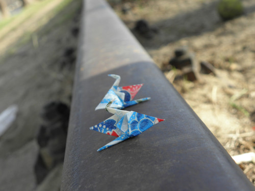 Vzhůru do oblak - přímo do ucha, origami náušnice — foto 2