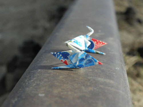 Vzhůru do oblak - přímo do ucha, origami náušnice — foto 3