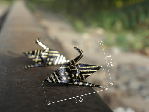 Vzhůru do oblak - přímo do ucha, origami náušnice — foto 5