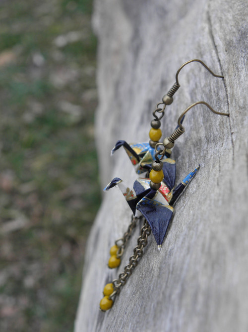 Něžné origami - náušnice — foto 2