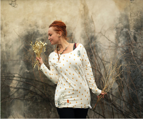 "Zimní bílá čarodějka...White Witch", triko/tunika — foto 3
