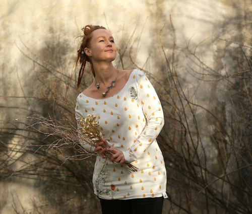 "Zimní bílá čarodějka...White Witch", triko/tunika — foto 5