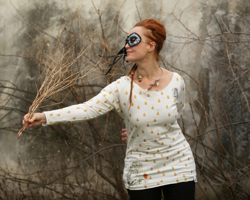 "Zimní bílá čarodějka...White Witch", triko/tunika — foto 6
