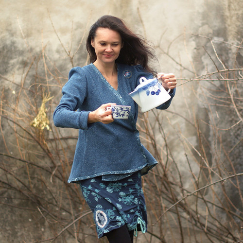 Sukně "Vánoční liščí Tea Time" — foto 2