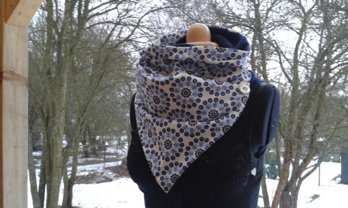 Nákrčník fleece x bavlna — foto 2