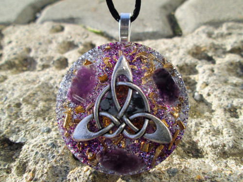 Orgonit ,, Keltské energie " ametyst, obsidián — foto 3