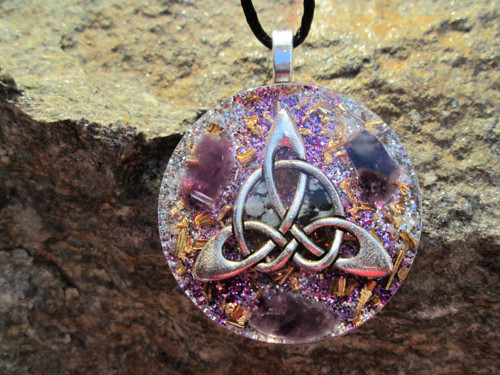 Orgonit ,, Keltské energie " ametyst, obsidián — foto 5
