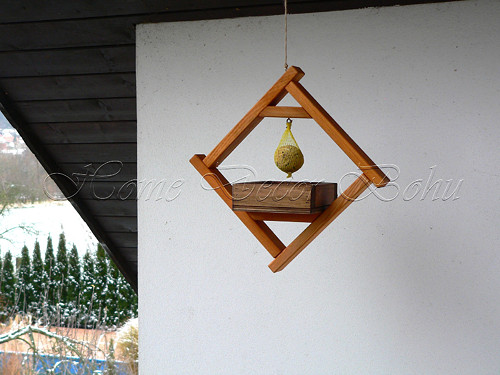 Ptačí balkónové krmítko - Áčko — foto 4