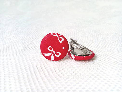 BonBonky Red/White bows (clips) — foto 2
