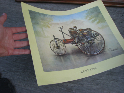 Benz 1885...plakát, veterán — foto 3