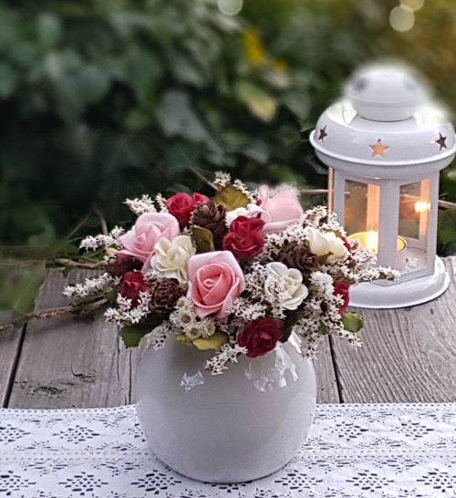 Vázička s růžemi — foto 5
