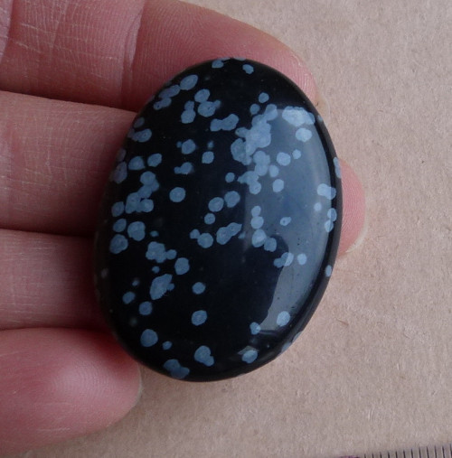 Obsidián obláčkový - 3,9 cm — foto 2