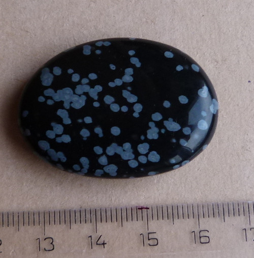 Obsidián obláčkový - 3,9 cm — foto 3