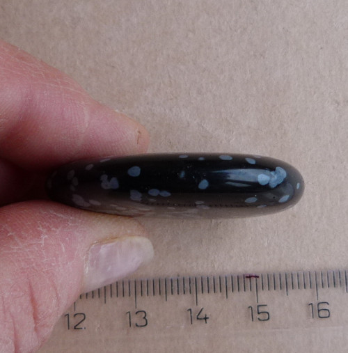 Obsidián obláčkový - 3,9 cm — foto 4
