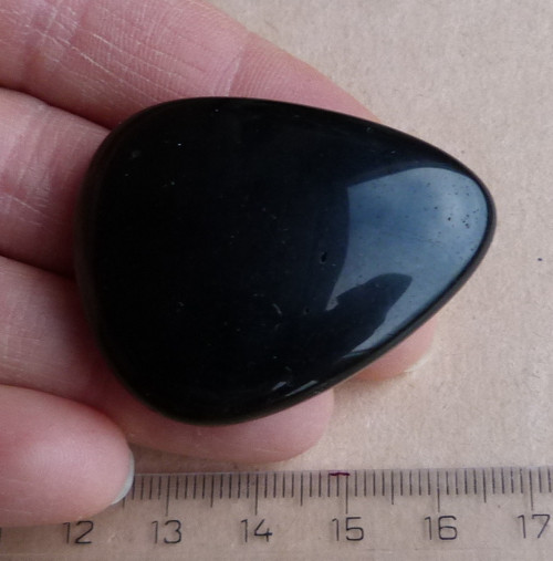 Obsidián stříbrný - 4,2 cm — foto 5