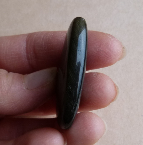 Obsidián stříbrný - 4,2 cm — foto 6