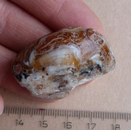 Achát peříčkový - 4 cm — foto 2