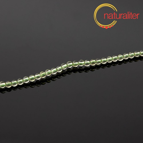 Peridot / olivín - korálky 2mm, návlek 38cm — foto 2