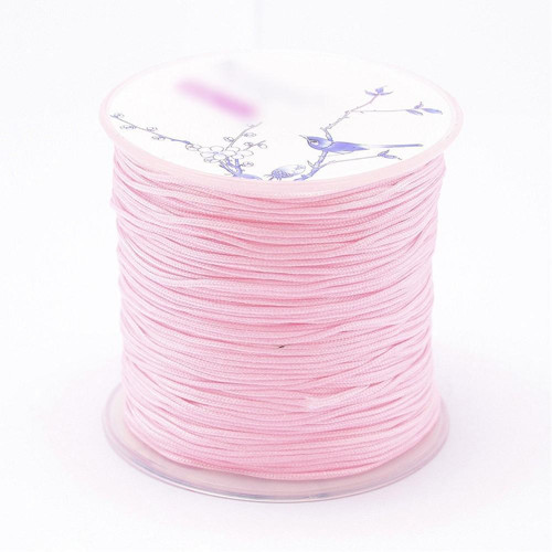 Nylonová šňůrka pr.1mm (10m) - Rose — foto 2