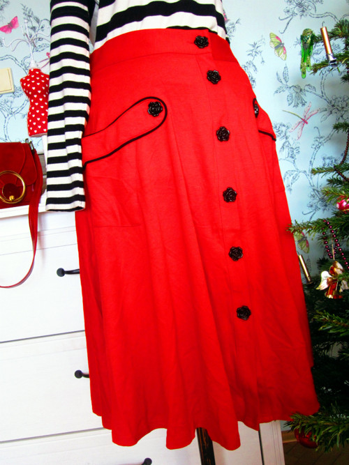 Sukně retro red úžasná — foto 2