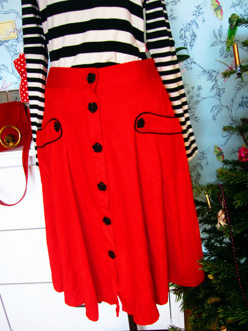 Sukně retro red úžasná — foto 4