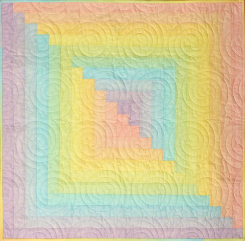 Ombre Látka - Pastel Rainbow Gradation — foto 2