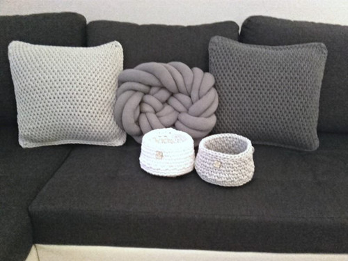 Košík Harmony svetlošedý — foto 3