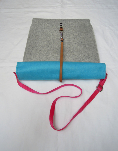 Crossbody grey and turquoise — foto 2