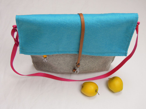 Crossbody grey and turquoise — foto 6