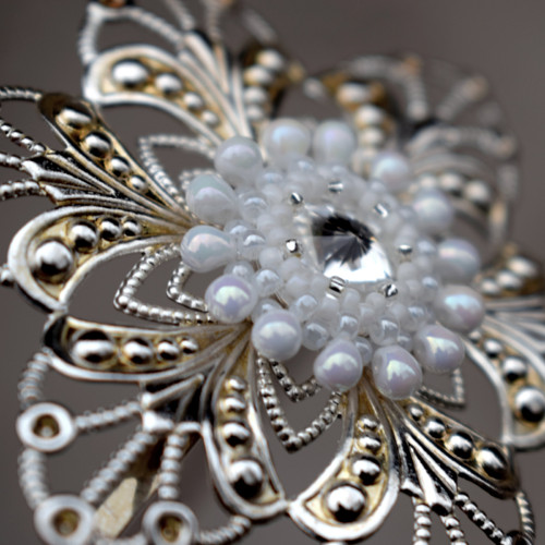 Slečna Vločka - čelenka Swarovski... — foto 3