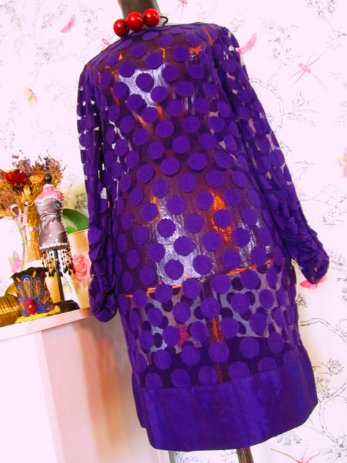 Šaty Ultra violet rafinované — foto 2