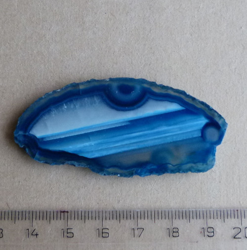 Achát plátek - 6,1 cm — foto 2