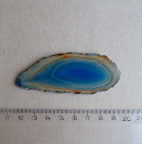 Achát plátek - 8,1 cm — foto 2