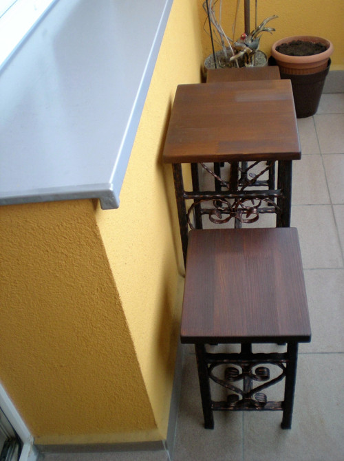 Kovaná balkonová souprava — foto 2