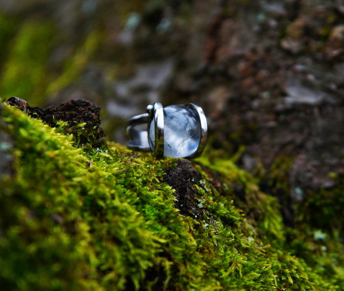Nerezový prsten.." Crystal planet " — foto 3